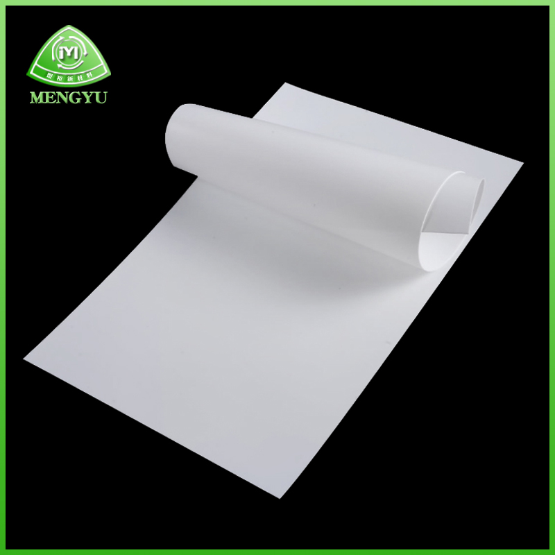 Frosted PP Sheet Polypropyleen Plastic Film Verpakking Partitie Voedsel Apparaten Hoge Taaiheid Vlam Vertragende Hittebestendigheid
